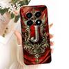 For Realme 13Pro 5G RMX3990 RMX3989 Phone Case For Realme 13 Pro 5G Cover Luxury A-Z Letters 2D Painted Silicone Casing