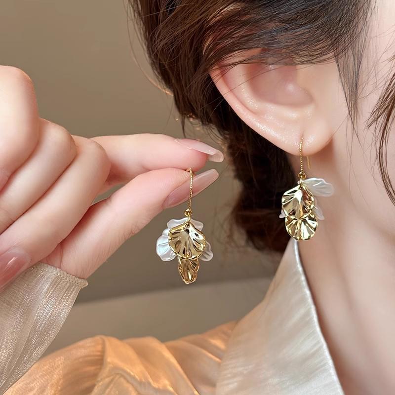 Retro Floral Tassel Earrings - High-End Luxury Fashion for Women