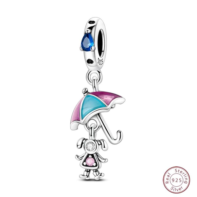 Firefly Cute Cats And Dogs Beaded Copper Pendant Suitable For Original Charms Bracelet Diy Exquisite Women Jewelry