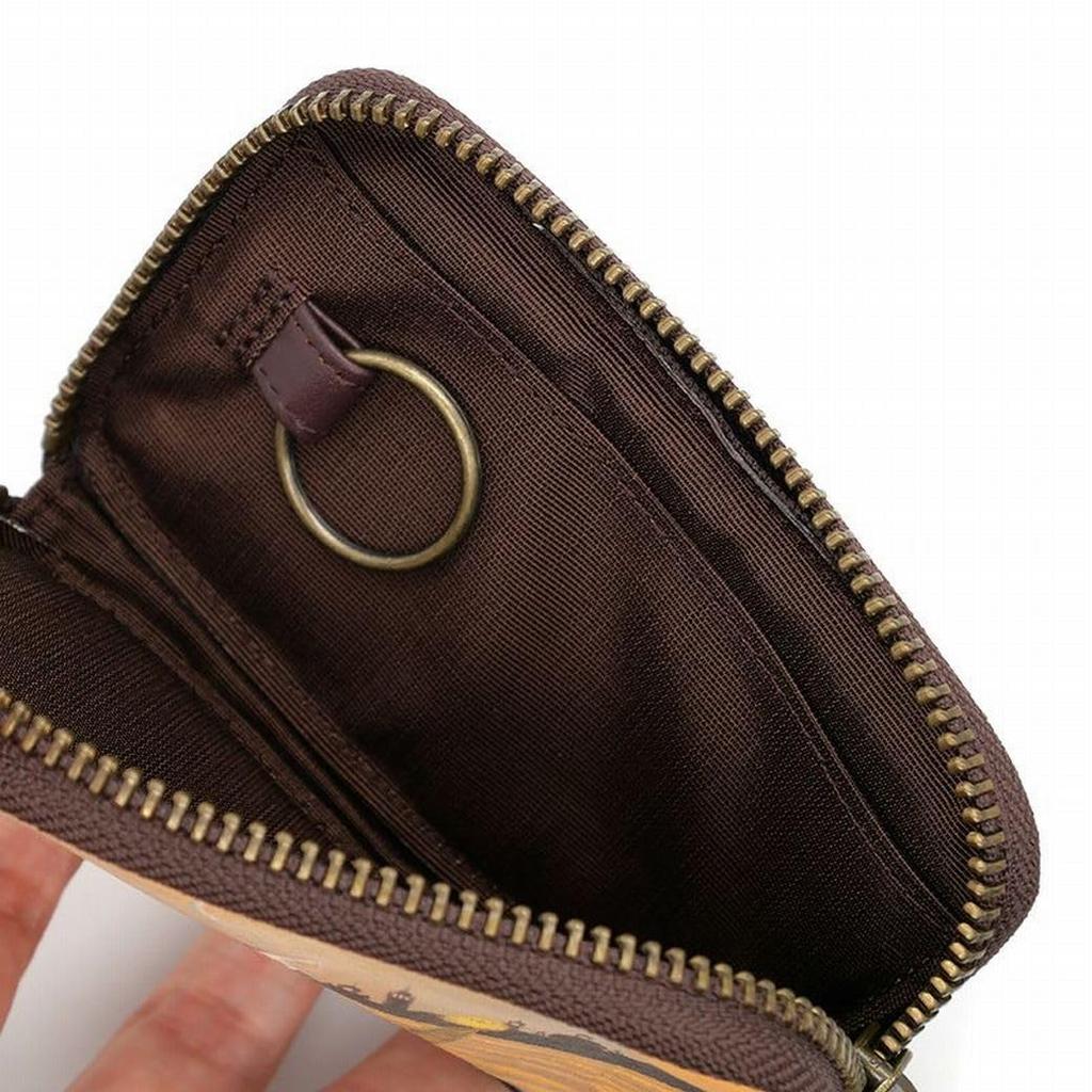 [WACHIFIELD] Dayan the Cat Genuine Leather Gondola Card Key Case