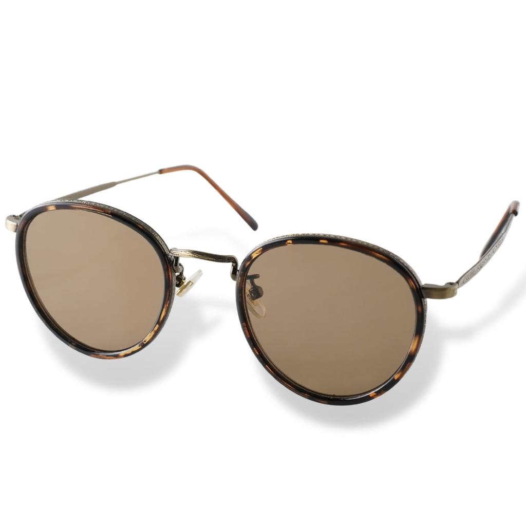 Valeria Metal Frame Sunglasses with UV Protection for Men and Includes Hard Case Antique Women, (Demi Gold/Brown)