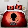 Bedding Set Digital Print Comfortable Duvet Cover for Home Bedroom Decoration, 1 Duvet Cover and 2pillowcase with Zippers