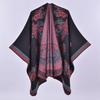 Women's Fashion Jacquard Imitation Cashmere Shawl - Thickened, Warm, Large Cape Scarf