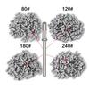 3mm Small Nail Sanding Bands Set For Nail Drilling Milling Manicure Salon - 80/120/180/240 Grit 50 Pcs