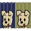 Custom Children's Room Curtain High Blackout Bay Window Cute Cartoon Girl Boy Dog Cat Blackout Curtain Perforated Installation