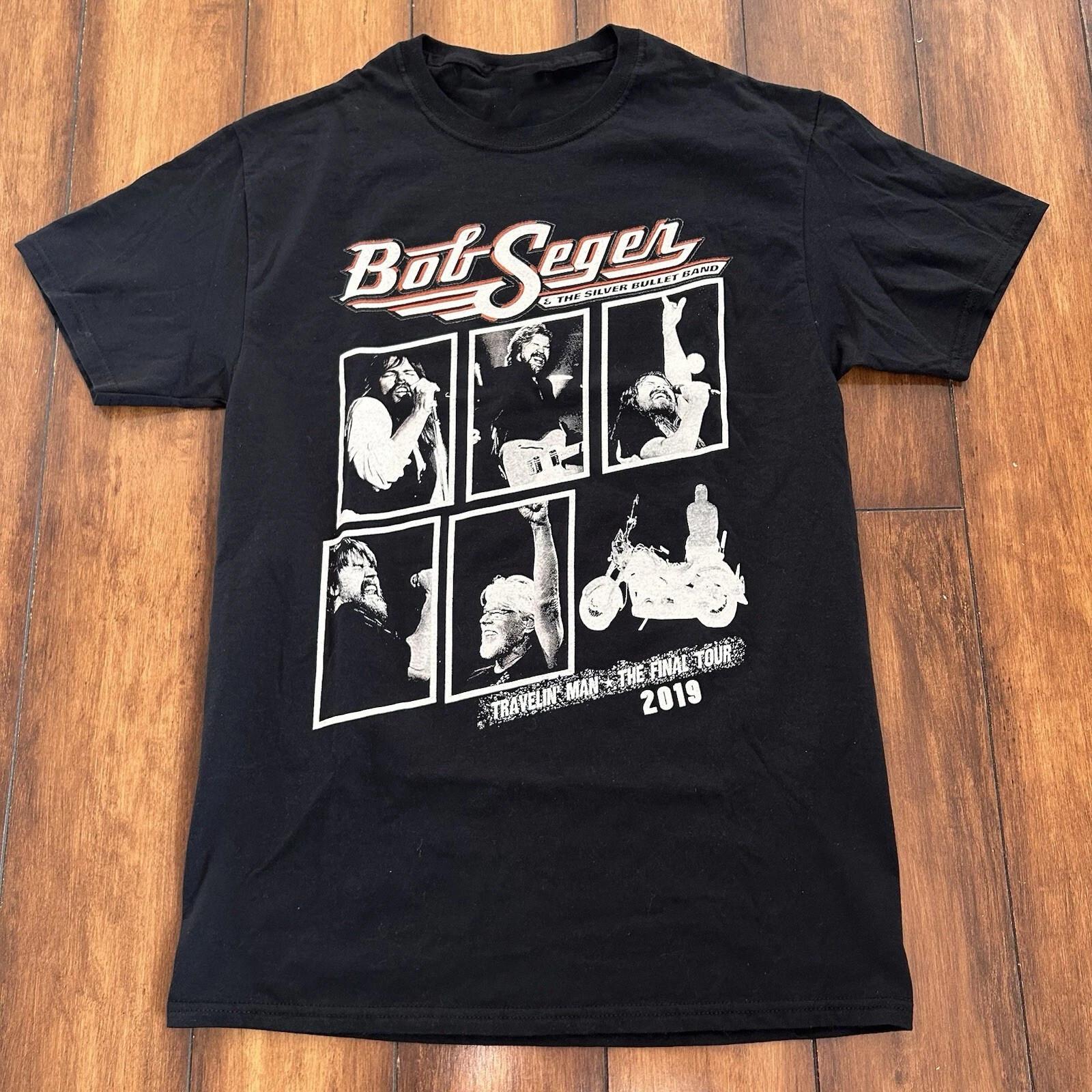Collection Bob Seger 2019 Final Tour Gift For Fans Cotton S-5XL T Shirt BT747 S разноцветный