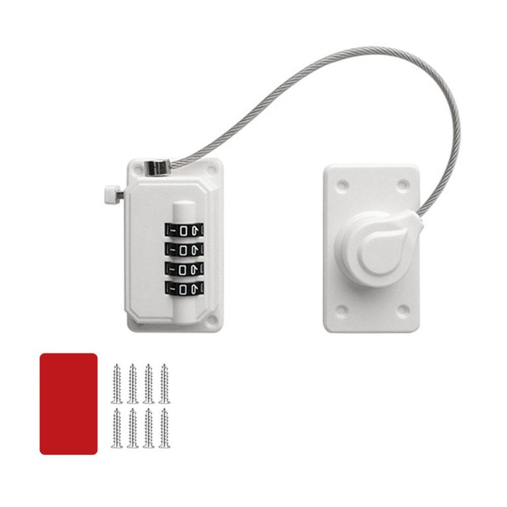 Adjustable Baby Safety Lock Anti-pinch Hand Cabinet Lock Window Digital Password Lock  for Home