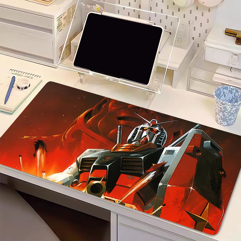 Large Mouse Pad Anime Mechanical Warrior RX Ggundam Office Desk Mats PC Gaming Accessories MousePads Laptop Keyboard Mat