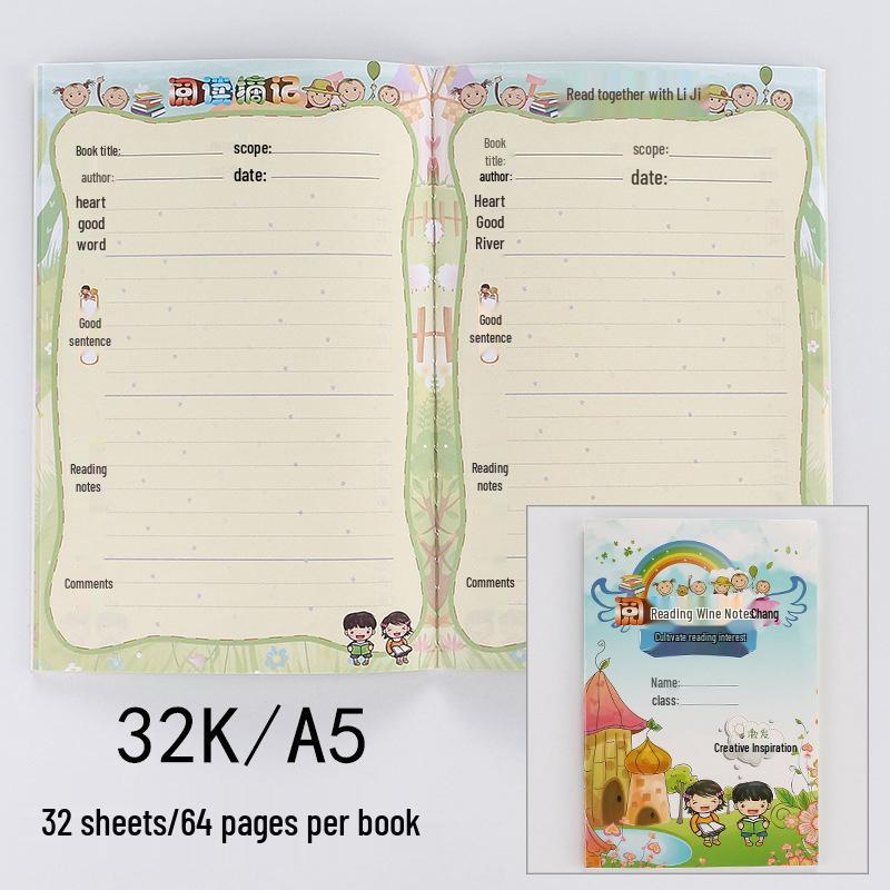 Elementary School Student Diary & Homework Record Book