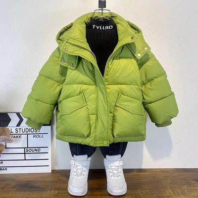 Winter Fashion Warm Parka Down Cotton Jacket for Boys Padded Coat Winter Children's Casual Padded Coat