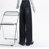 Dark Blue Wide-leg Jeans for Women In Autumn and Winter New High-waist Casual Straight Loose Floor Pants American Retro