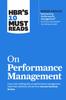 The HBR's 10 Must Reads On Performance Management Book