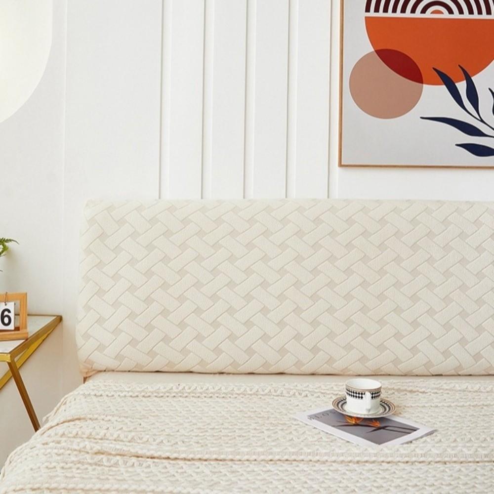 All Inclusive Bedhead Dust Cover Anti-Collision Jacquard Headboard Covers Solid Color Universal Fit Protector Cover Home Decor