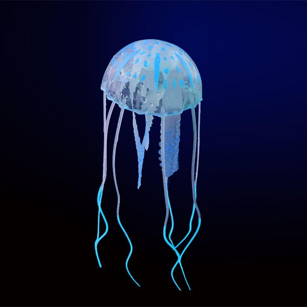 Aquatic Luminous Fluorescent Jellyfish Aquarium Software Simulation Coral Sucker