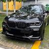 For BMW X6 G06 M50i M50d X6M F96 2019-2025 Front Bumper Grille Grill Single/Double Slat M Style Gloss Black Front Kidney Tuning