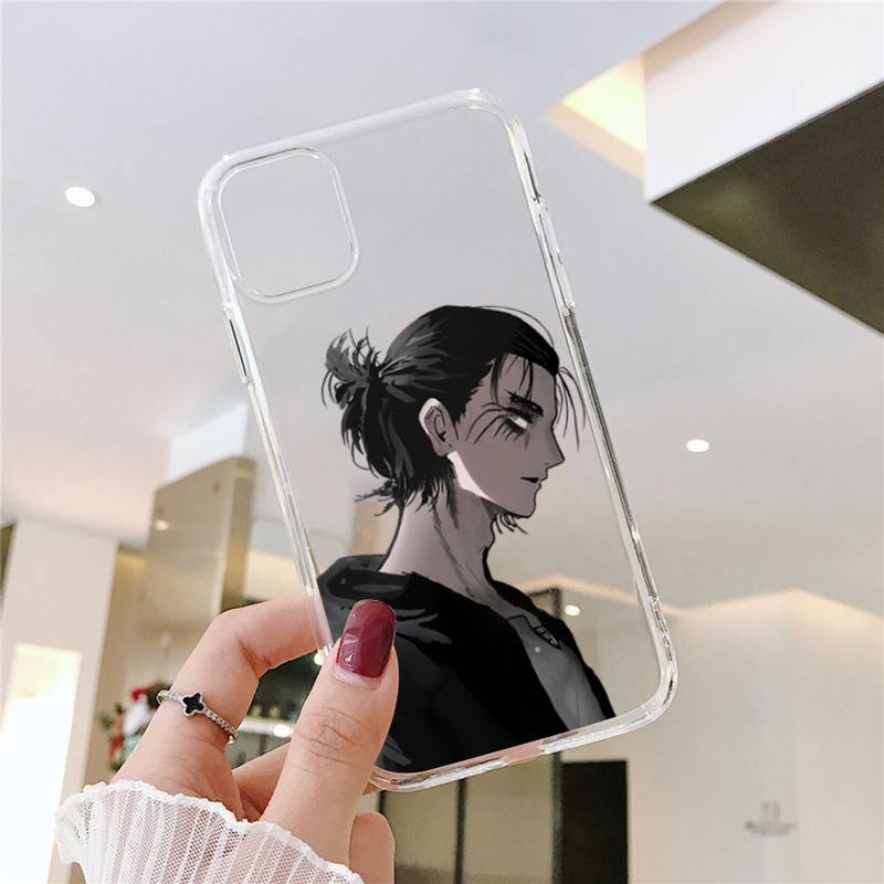 RUICHI Attack On Titan Anime Phone Case For Samsung GalaxyS20 S21 S30 FE Lite Plus A21 A51S Note20 Transparent Shell
