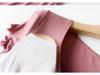 Maternity Short-Sleeve Pajama Set for Nursing and Postpartum Care