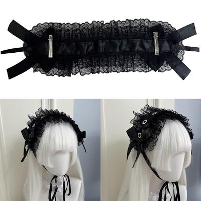 Mode Subkultur Haarband Weiches Polyester Stirnband Alltag Haarteil für Trendige Individualität