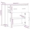 816574 vidaXL Buffet Sonoma gris 80x33x70 cm Bois d'ingénierie