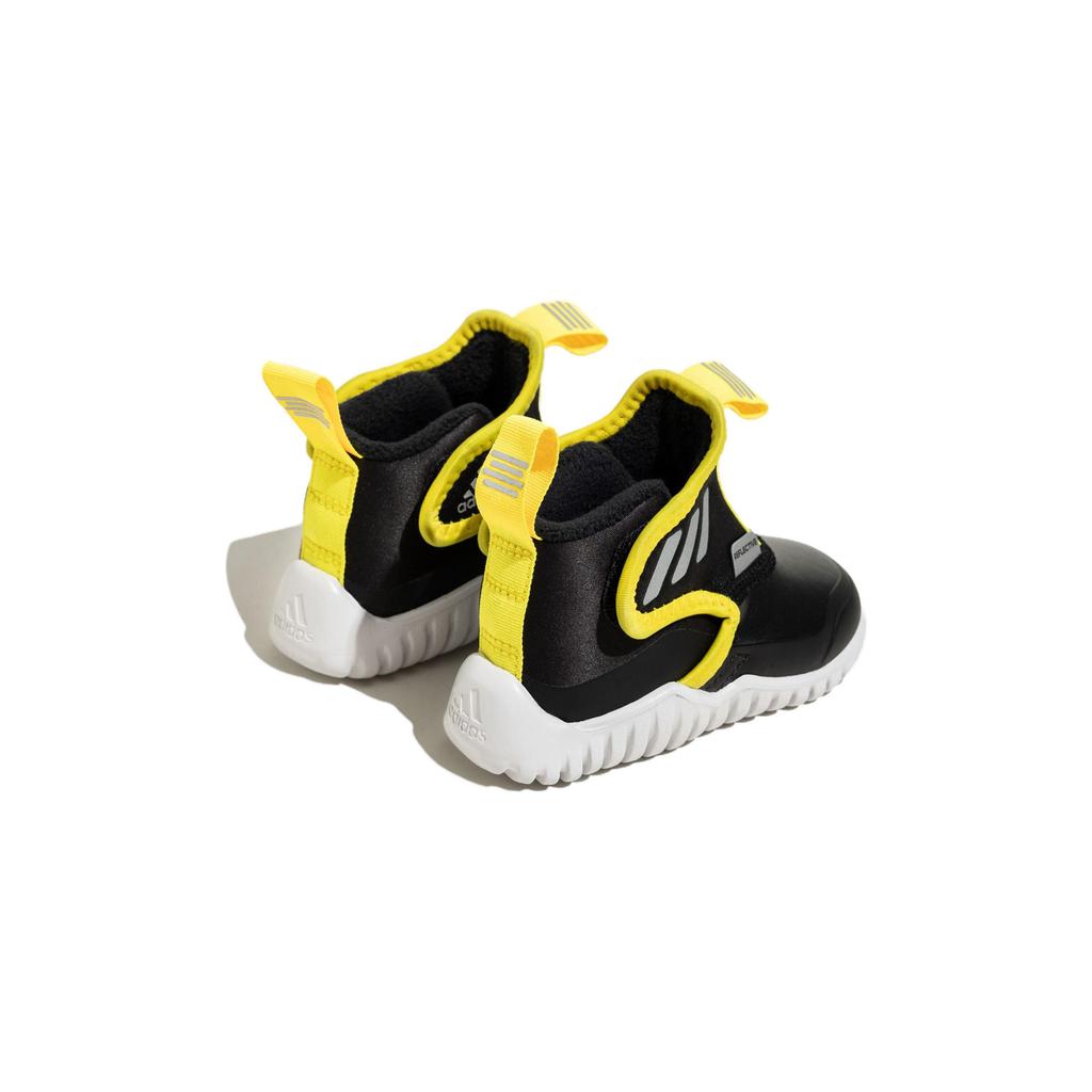 Adidas Rapidazen I Mid Sports Casual Non-Slip Wear-Resistant High-Top Walking Shoes Baby Shoes Black GX7131