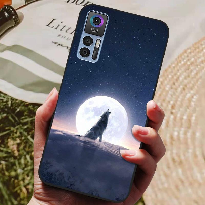 For TCL 30 Plus Case T676K T676J Cover Wolf Lion Shockproof Phone Cases For TCL 30 5G T776H Black Silicone For TCL30 30 Cover