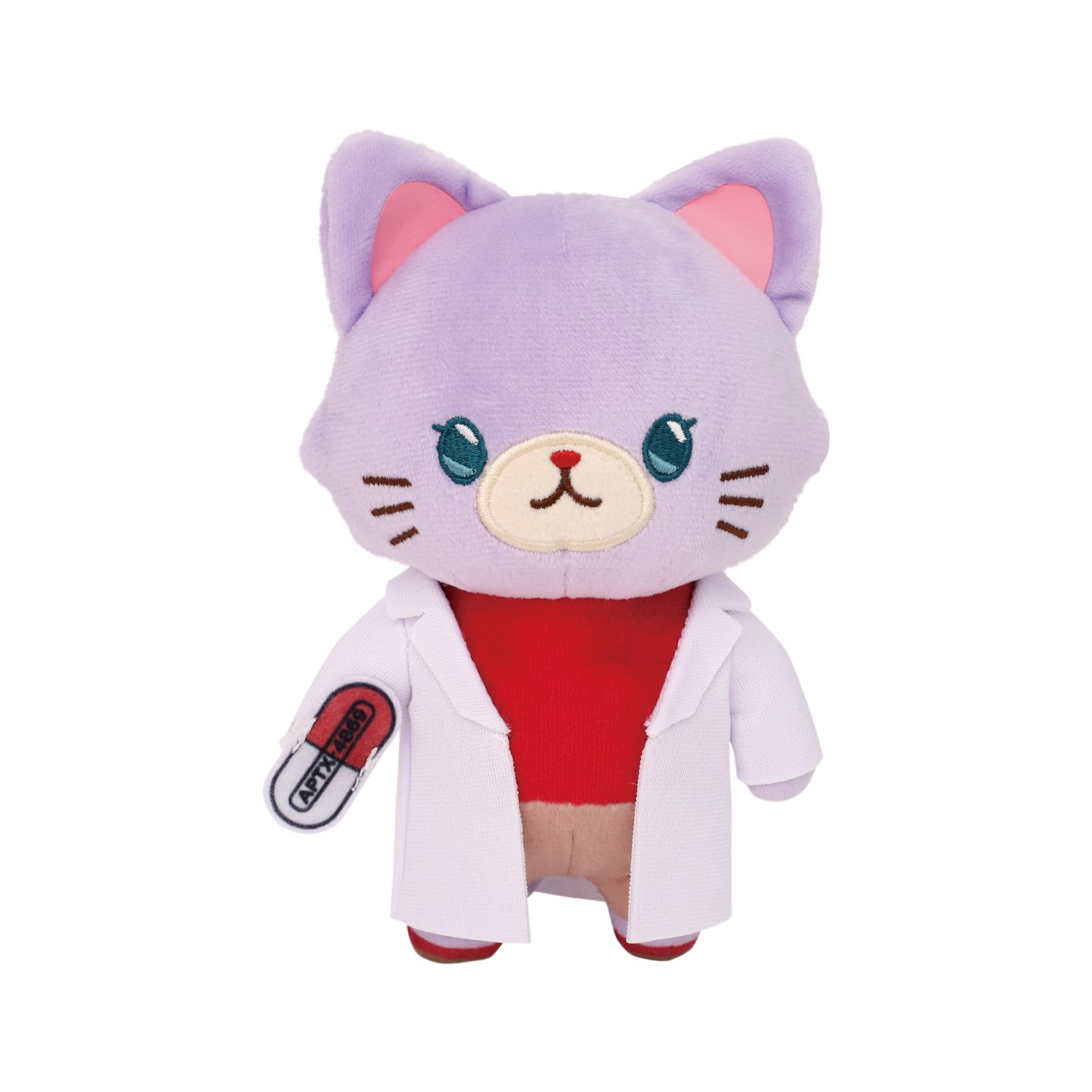 

Detective Conan Ai Haibara withCAT Plush key chain with eye mask Plus [Anime version]