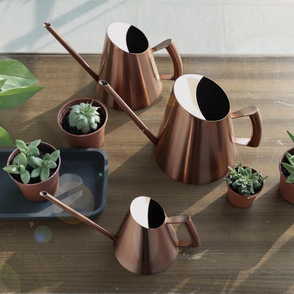 Long Spout Plant Watering Pot Ergonomic Handle Long Spout Watering Can  Home Gardening