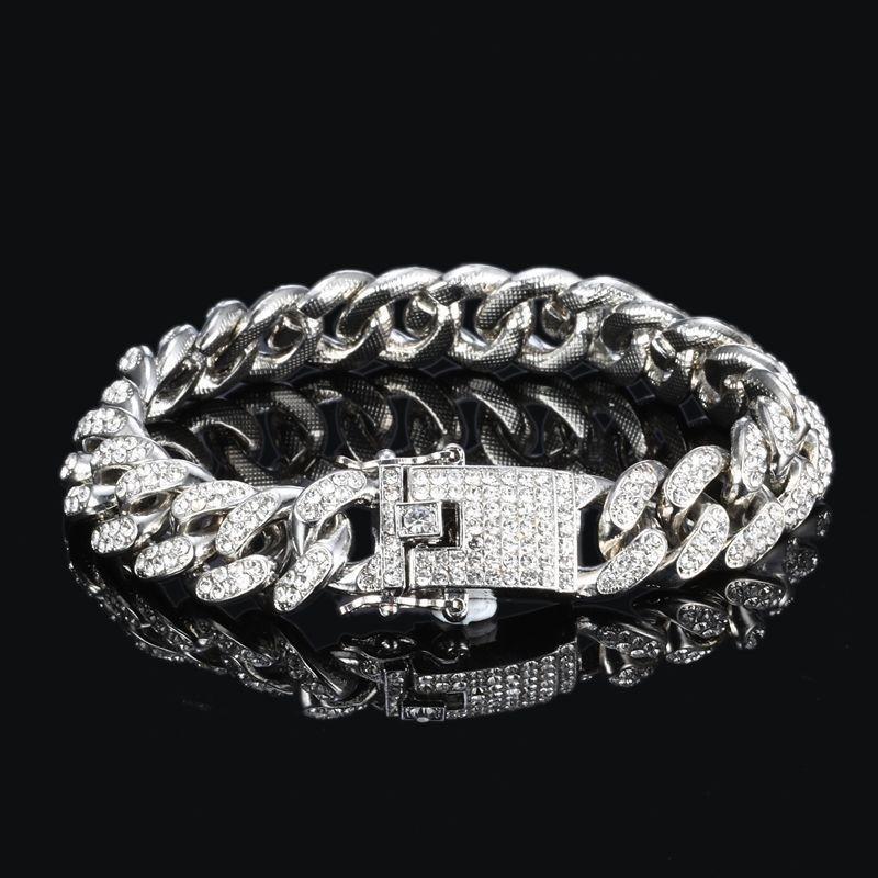 

Браслет Мужской Титановая Сталь Универсальный Продвинутый Чувство Тренда Аксессуары Женский Простой Личность Ретро Хип-Хоп Аксессуары 20cm серебряный