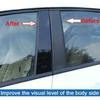 Passend für Nissan Murano 2015 2016 2017 2018 2019-2024 Glänzend Schwarz Türfenster Säulenverkleidung Abdeckung Aufkleber Außenaufkleber