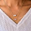 Moonstone Necklace, Healing Crystal Necklace, moonstone handmade jewelry, Boho Necklace, Dainty Natural Stone Pendant, gold necklace for her