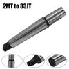 2MT to 33JT Drill Chuck Mandrel MT2 JT33 for Morse Taper Shank Spindle Bore CNC Metalworking Industrial Workholding Tool