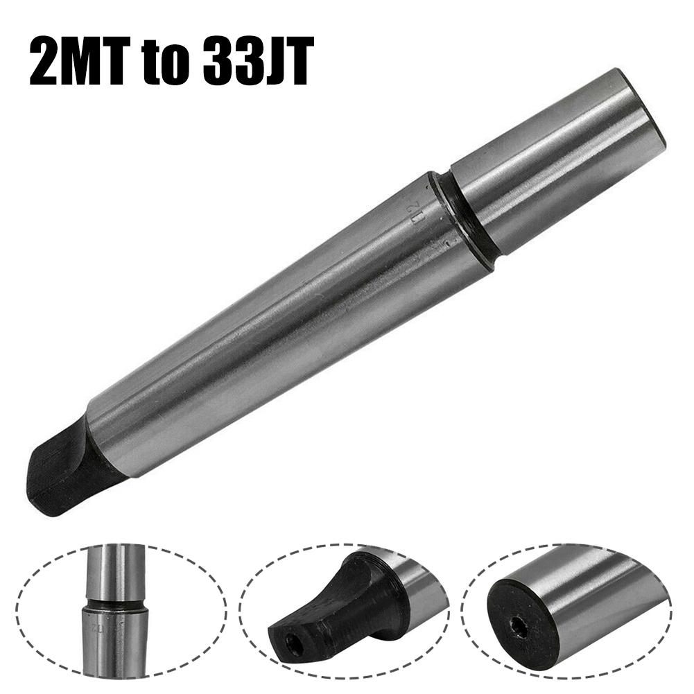 2MT to 33JT Drill Chuck Mandrel MT2 JT33 for Morse Taper Shank Spindle Bore CNC Metalworking Industrial Workholding Tool