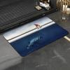 1pc Rapala Fishing Enthusiasts Bathroom Absorbent Mats Anti-Slip Mats Home Decor Supplies Carpets Home Kitchen Floor Mats