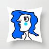 Abstract Emoticon Pattern Pillowcase Car Ornaments Office Living Room Home Pillowcase