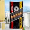Eintracht Frankfurt Customize Your Name Beach Towel Super Soft Absorbent Ideal For Travel Outdoor Swim Pool Yoga Surf Camping Hiking Gym Gift Holiday