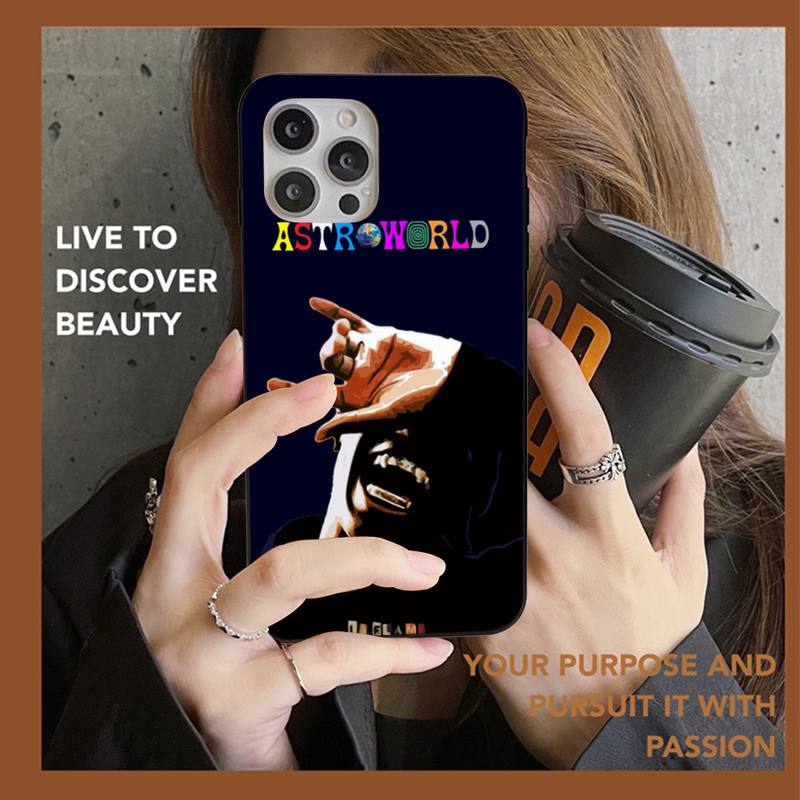Cactus Jack Travis Scott Hiphop Phone Case For iPhone 13 11 8 7 6 6S Plus X XS MAX 5 5S SE 2020 XR 11 Pro DIY Funda