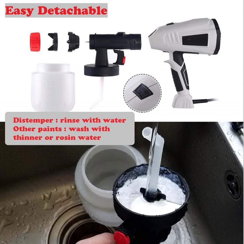 220-240V Removable High Pressure Electric Paint Spray Guns 50/60Hz Cake Chocolate Spray Guns Paint Airbrush Spraying DIY Tools
