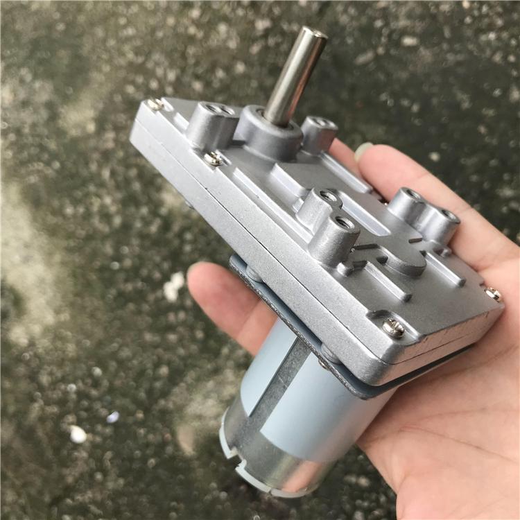 7-Shaped 555 Motor with Metal Gear: 12V/24V DC Geared Motor with Reciprocating Eccentric Wheel and Eight-Hole Coin Return