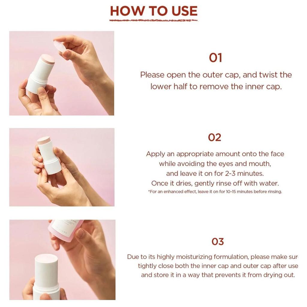 Skin1004 Masca cu Argilă Stick Poremizing Quick Centella Madagascar 27g, Curățare Profundă, Controlul Sebumului, Calmantă, Portabilă, K-Beauty, Machiaj Coreean