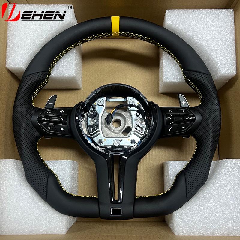 Compatible Steering Wheel Cover for BMW Models: X1 To X6, M3, M5, F10, F15, F30, X3, E70, E60, E90