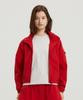Aven Flor High-Neck Windbreaker Red