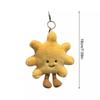 Jellycat Fashion Cartoon Sun Bag Charm Cute Soft Stuffed Sunflower Keychain Pendant Portable Plush Doll Pendant Xmas Gift