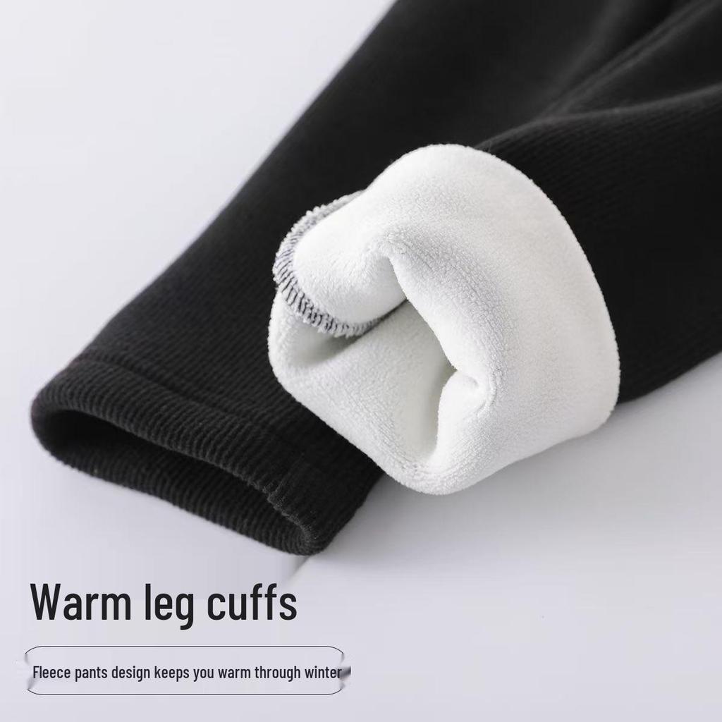 Girls' High-Waisted Thickened Barbie Leggings - Autumn/Winter Plus Velvet Shark Pants for Medium and Big Children.