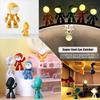 Soothing Glow Robot Lamps Mini Bedside Table Lamps Creative Design Night Lights  Bedroom Use