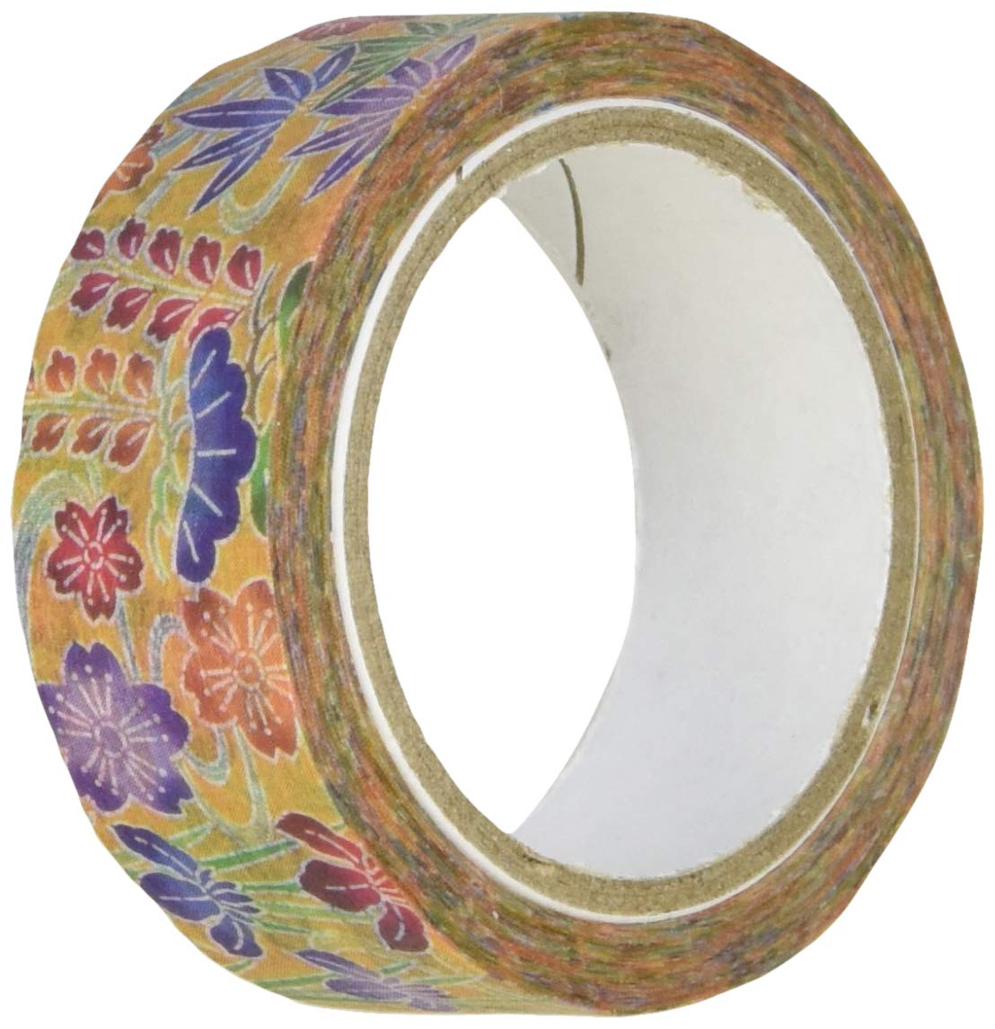 Kamiiso Sangyo Masking Cherry Blossom and Pine 15mm x Tape, Okinawa/Bingata Design, 7m, GR-1021