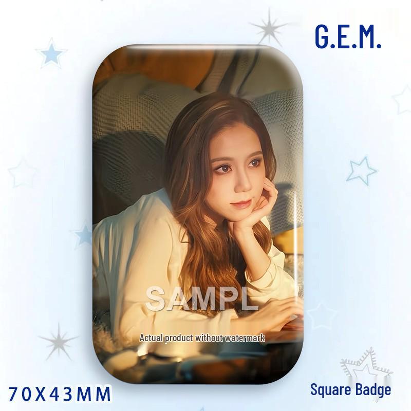 G.E.M. Concert Star Laser Acrylic Standee & Badge Set