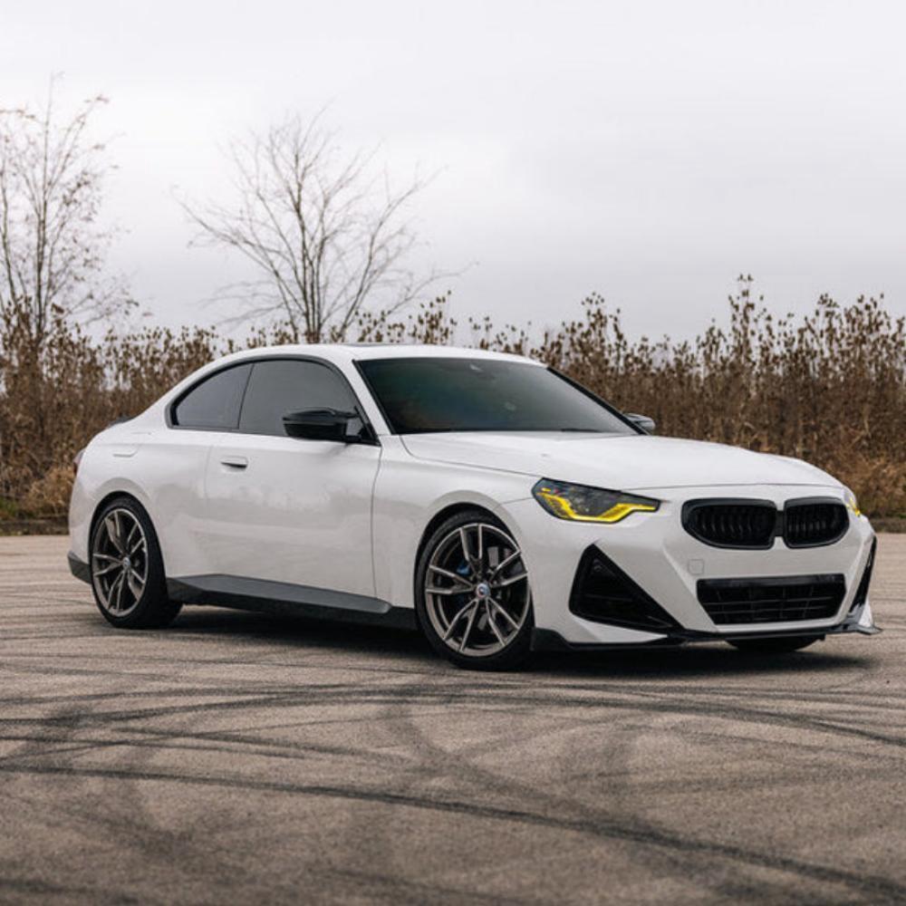 Car DRL Lemon Yellow Red For 2022 2023 BMW 2 series M2 LCI G42 G87 M240i CSL LED Blue Daytime Running Light Turn Signal Module