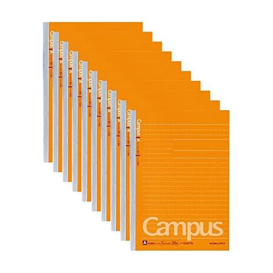 KOKUYO Тетрадь Campus Note В точку в линейку A5 Линейка А 30 листов Набор из 10 штук №-103ATNX10