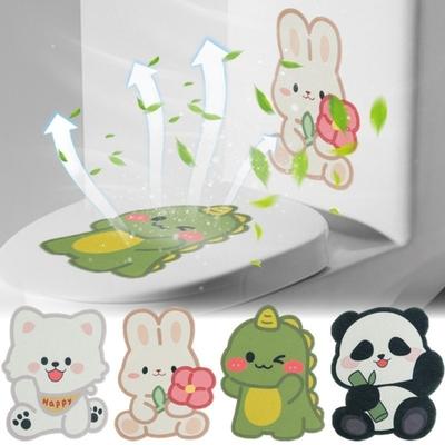 Flower Fragrant Bathroom Deodorant Stickers Self-adhesive Bathroom Supplies
