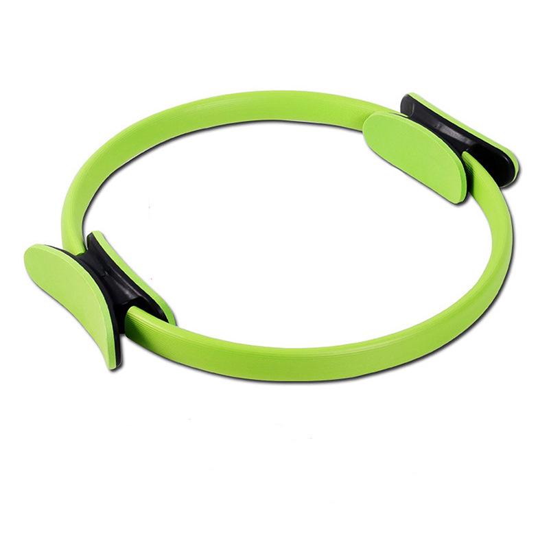 

Yoga Pilates Ring with Crescent Handles for Enthusiasts зелёный